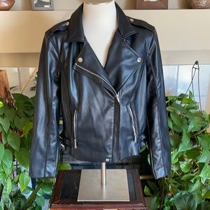 Michael Kors faux leather jacket (202)